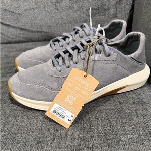 OluKai Koheo Men’s Charcoal Gray Suede Leather Sneakers Comfort Shoes 10 New